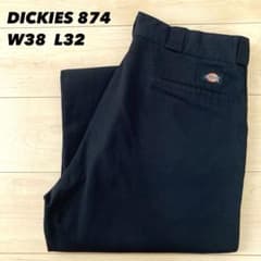 ディッキーズ 874 ワークパンツ W38 黒 ブラック チノパン アメリカ