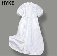 美品✨24年モデル】HYKE バルーンスリーブ シャツワンピース ハイク