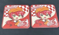 コンパス カフェ 5周年 きらら コースター2枚セット - メルカリ