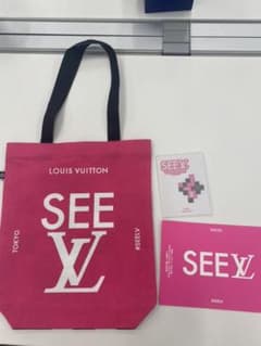 【限定品】LOUIS VUITTON see lv展 トートバッグ ステッカー付のサムネイル