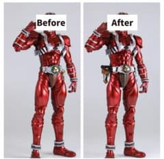 フィギュアーツ真骨彫仮面ライダー響鬼紅などに/胴腰パーツ フィギュアーツ真骨彫仮面ライダー響鬼紅などに/胴腰パーツ - メルカリ