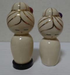 昭和レトロ 薩摩こけし 陶器 郷土民芸玩具 - メルカリ