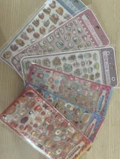 3D 立体シール ぷくぷくシール6枚セットのサムネイル