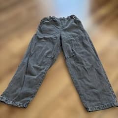 キッズ デニムパンツ ブラック ハートリベット ChoaChoa 140cmのサムネイル
