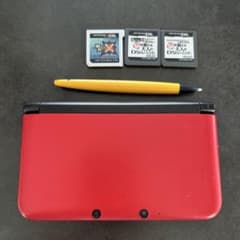 ニンテンドー3DS LL レッド ゲームカード付きのサムネイル