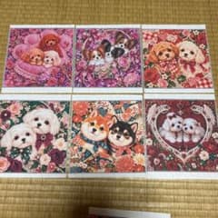 激レア招き猫わんこパネル生地　柴犬、ダックス、トイプードル、　CK様パネル生地 067 可愛い犬のパネル生地 6枚セット トイプードル - メルカリ