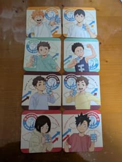 ✩.*˚ハイキュー!! 　ローソン　コースター 全8種コンプリートセット✩.*˚のサムネイル