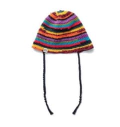 帽子 SOL Hand-knitted Border Hat sol Hand-knitted Border Hat Multi - メルカリ