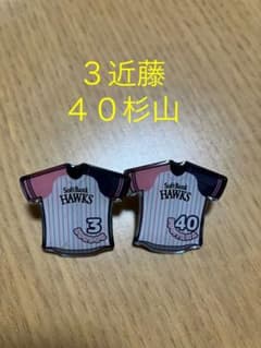 ソフトバンクホークス 杉山 近藤 ピンクフルデー2026 ピンバッジ