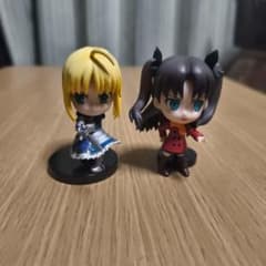 fate stay night 치비 피겨 세이버 & 린