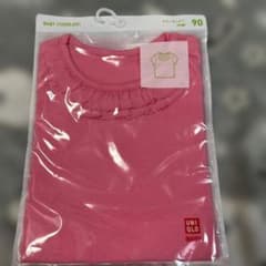 UNIQLO Tシャツ 90 ピンクのサムネイル
