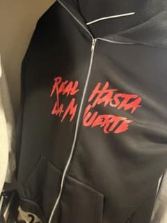 REAL HASTA LA MUERTE ジップアップパーカー ブラックのサムネイル