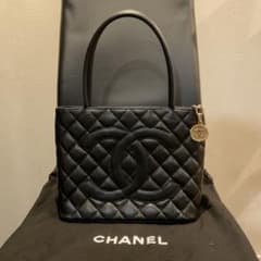 美品☆CHANEL ココマーク　復刻　トートバック　キャビアスキン