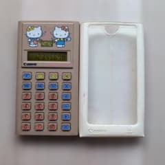 動作確認済】超レア Canon Hello Kitty 電卓 LC-311 - メルカリ