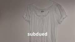 subdued 半袖カットソー ホワイトのサムネイル