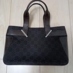 2月末まで!!GUCCI グッチ GG柄 キャンバス ミニ ハンドバック BR 