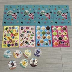 値下げ。サーティワンお誕生日クリアファイル。ポケモンシールのサムネイル
