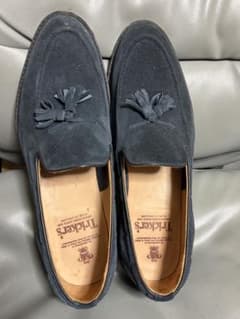 ネ*ー様 Tricker's タッセルローファー スエード ネイビー ネ*ー様 Tricker's タッセルローファー スエード ネイビー - メルカリ