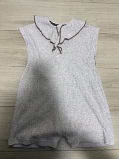 &mignon ネップ素材 襟付き ロンパース 90㎝のサムネイル
