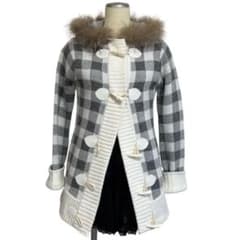 フェアリーグランジ y2k ダークコア 姫カジ 森ガール チェック ニット