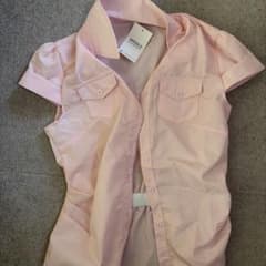 新品 ZH OULU 半袖シャツ ピンクのサムネイル