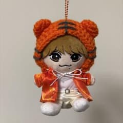 Travis Japan トラジャ はぴぬい用ぬい服 トラボンネット オレンジ