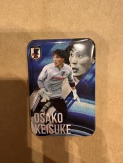 サッカー日本代表 大迫敬介 長方形バッジ サムライブルーのサムネイル