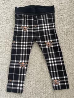 BURBERRY チェック柄レギンス 92cm - メルカリ
