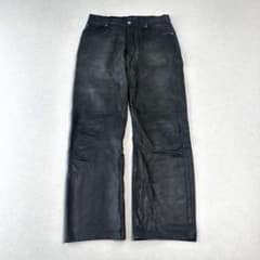 ARMANI JEANS fade leather pants 00s 本革 ARMANI JEANS fade leather pants 00s 本革 - メルカリ