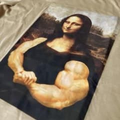 マッチョ モナリザ プリント Tシャツ 半袖 - メルカリ