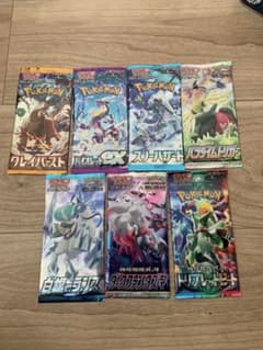 ポケカ 7パックセット 絶版 ポケモンカードゲーム 新品未開封7パックセット - メルカリ