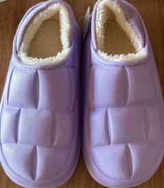 EVAボアルームスリッパ パープル Mサイズ 新品
