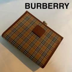 BURBERRY ガマ口　財布　ノバチェックのサムネイル