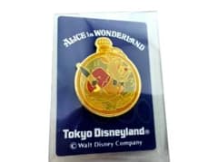 まとめ割引！ディズニー 不思議の国のアリス3Dレア物、限定品　 ピンバッジ 激レア 当時物 ディズニーランド ピンバッジ 白うさぎ不思議の国の
