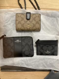 COACH コーチ　お財布　小銭入れ　ポーチ3点セットのサムネイル