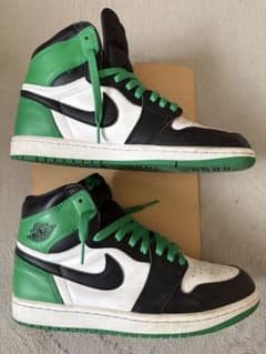 NIKE AIR JORDAN 1 HIGH OG ブラック グリーンのサムネイル
