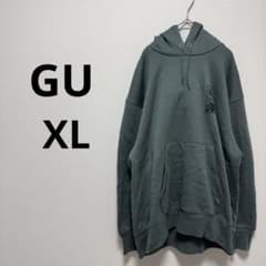 GU 지유 귀멸의 칼날 파커 트레이너 후디 그린 녹색 XL⭐︎