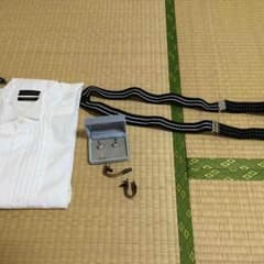 結婚式使用 新郎用シャツ サスペンダー等のサムネイル