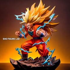 ドラゴンボール 孫悟空 超サイヤ人3 塗装済完成品 ガレージキット