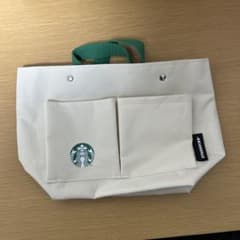STARBUCKS ミニトートバッグ ホワイトのサムネイル