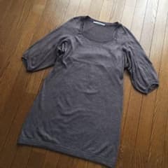 良品☆ユイティーム・ニ  ニット ワンピースのサムネイル