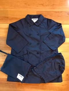 ★Keityyy様専用【ファミリア】 濃紺無地レインコート 春＆秋用の薄手コートのサムネイル