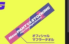 パンスト フェス イベント限定 タオル マフラータオル night ver.