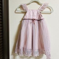 アプレレクール薄いピンクのフリルワンピースのサムネイル