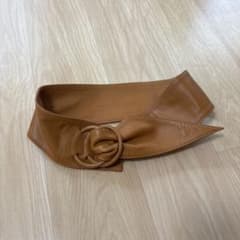 LOEWE ロエベ レザーベルト ブラウンのサムネイル