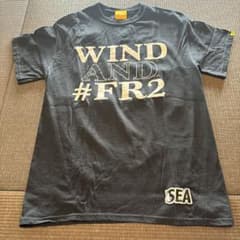 『完売品』　wind and sea × FR2 ロンT コラボ　黒　【L】 FR2 WIND AND SEAコラボTシャツ 黒 - メルカリ