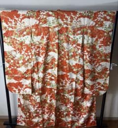 振袖 正絹 金彩 花柄 草花 古典柄 RT8 - メルカリ