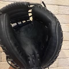 ジ*ン様 ZETT 軟式用 キャッチャーミット ブラックのサムネイル