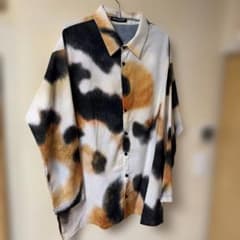 ankorock 三毛猫柄 シャツ 長袖のサムネイル