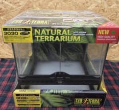 EXO TERRA 3030 グラステラリウム バックグラウンド&ランプステー付